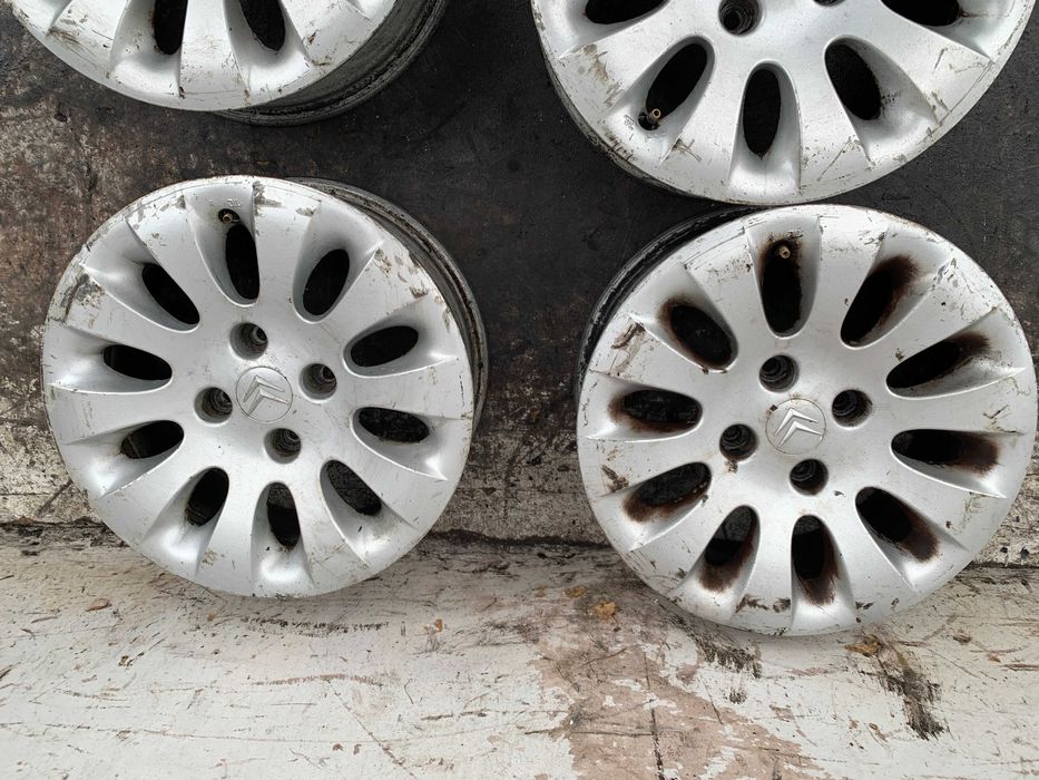 Felgi Aluminiowe Alufelgi Alusy 15" 4x108 6Jx15 ET65 Citroen C2 C3 C4