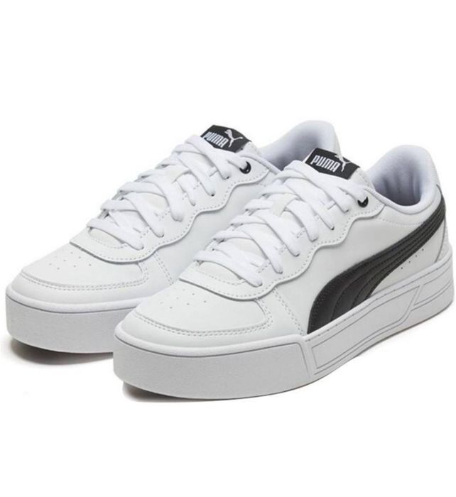 Puma кроссовки skye white black women 374764-02
