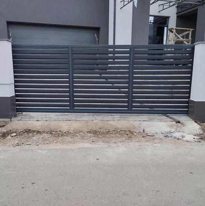 Комплект відкатні ворота GF96 власне виробництво, т-профіль, фурнітура