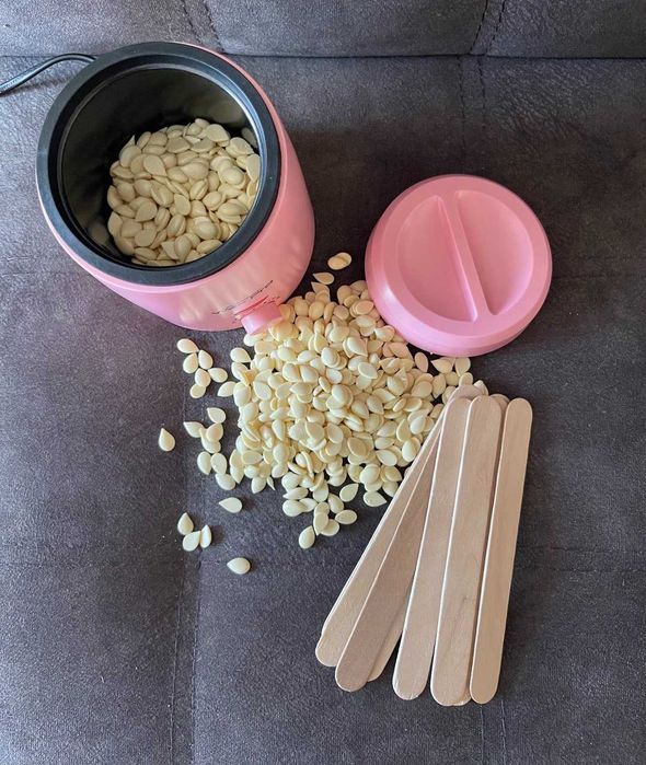 Набор для депиляции WAX 200 розовый, воск 100 г