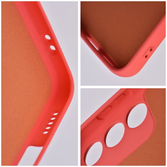 Futerał do Samsung S25 EDGE Silicone brzoskwiniowy