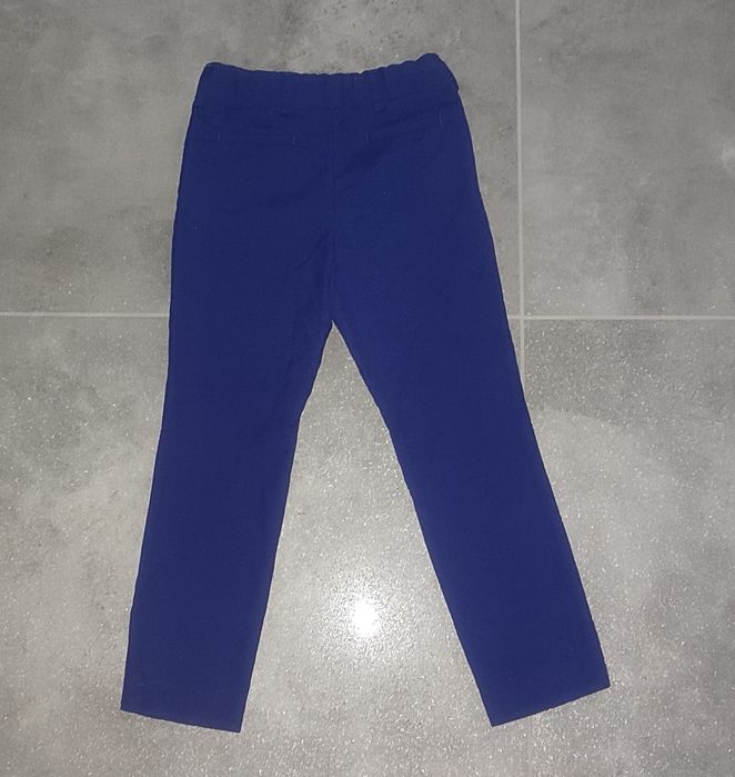 Spodnie River Island r. 5 lat eleganckie niebieskie