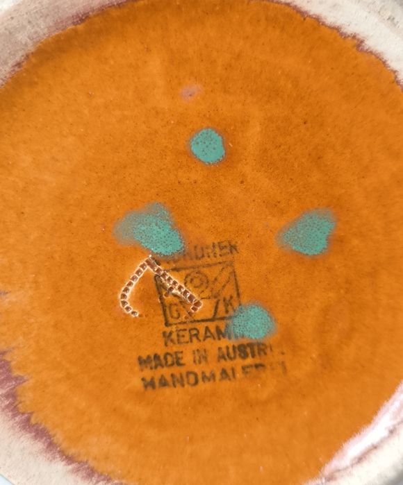 Dzbanek piękna stara ceramika Austria