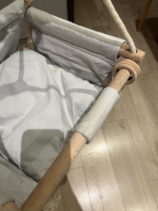 Huśtawka szara dla dzieci Kidaboo