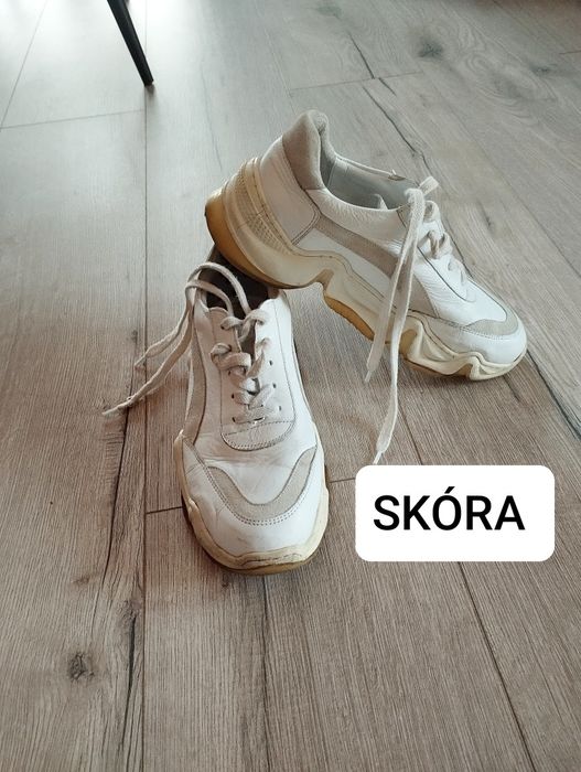 Białe adidasy buty Snickersy Sóra Venezia 36 37