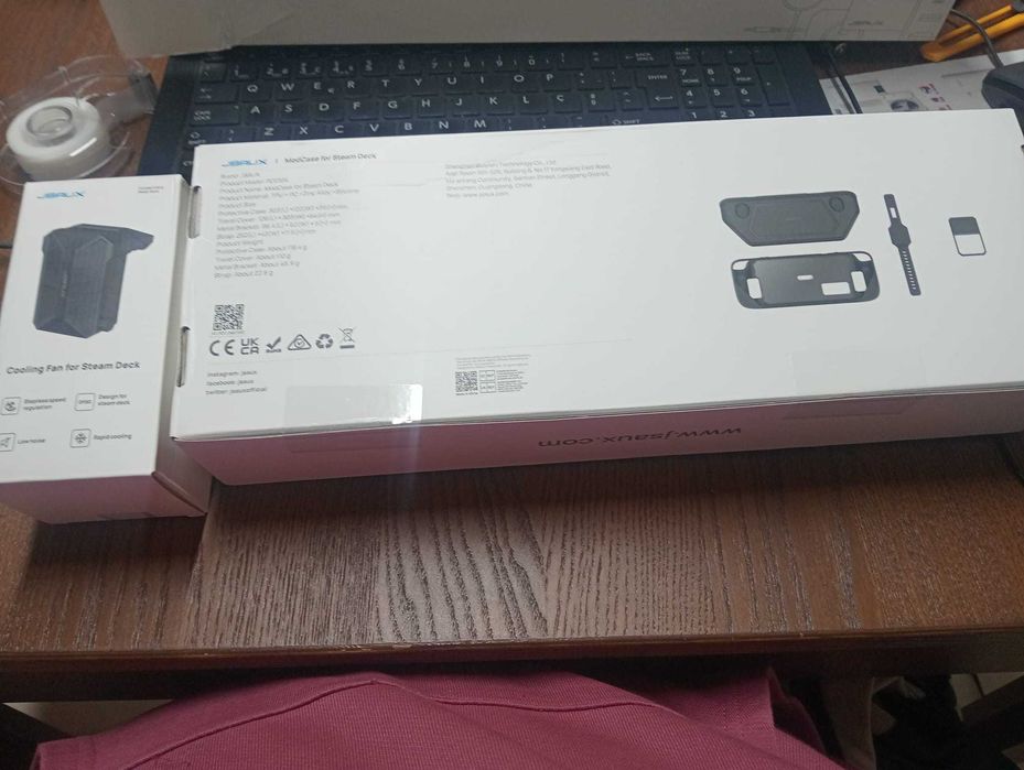 JSAUX ModCase Steam Deck + Cooler Kit (PC0104+GP0200) - NOVO