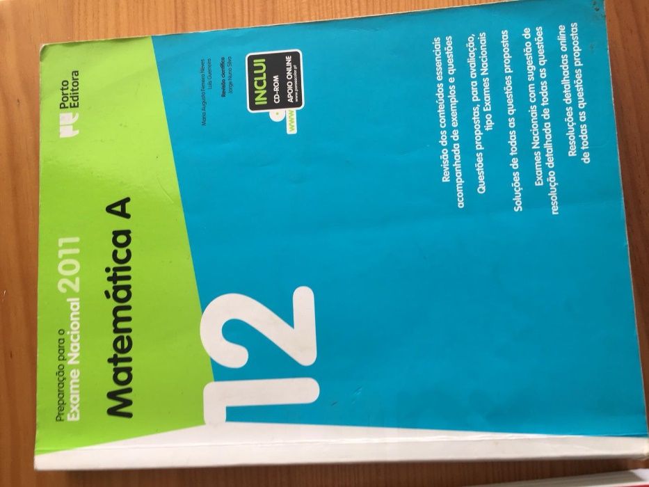 Livros /Exame 10º, 11º e 12º Matemática, Fisica & Quimica e Biologia
