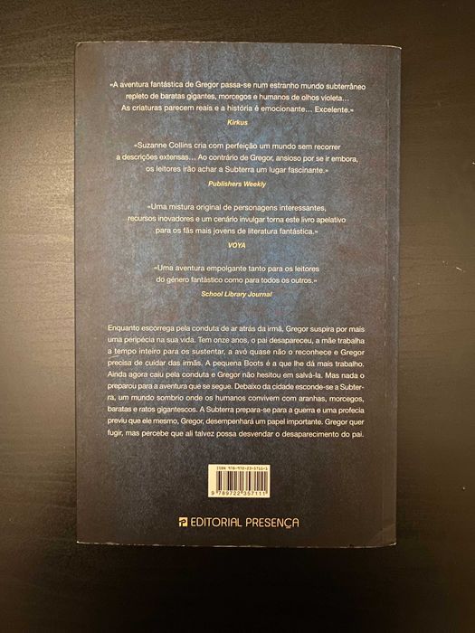 Livro Gregor - A Primeira Profecia de Suzanne Collins