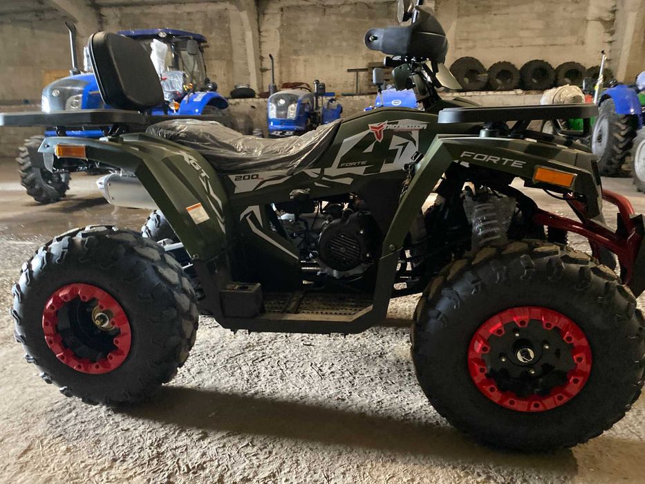 Квадроцикл FORTE BRAVES 200 Доставка Безкоштовно Масла комплект Гар-я