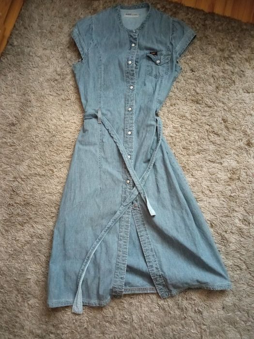 Sukienka jeansowa długa