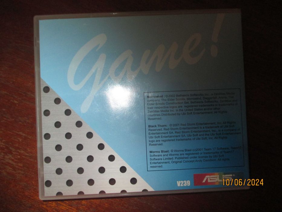 Jogos pc-entertainment asus - Morrowind, Black torn,Worms blast