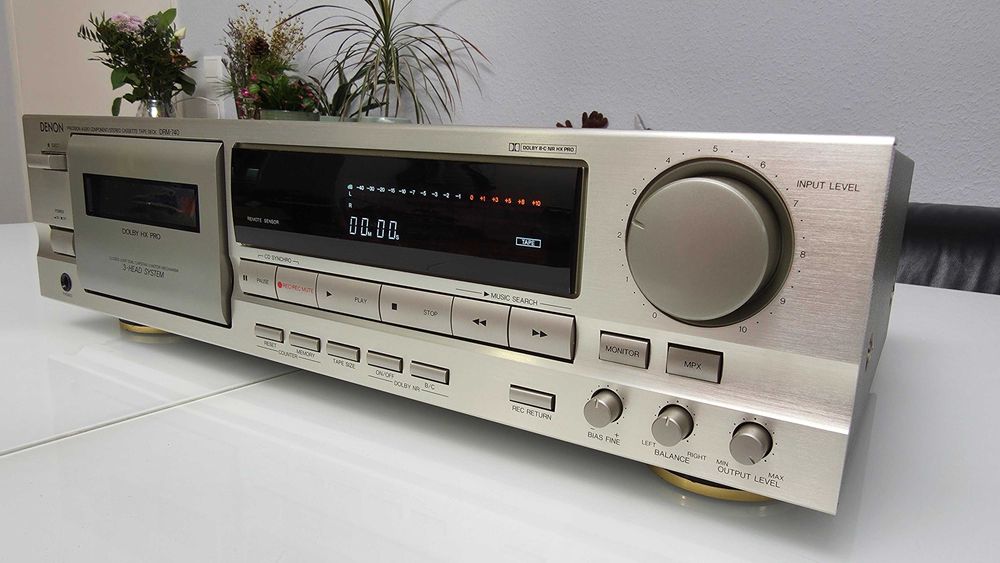 Denon DRM 740 Gold Топовая Кассетная дека