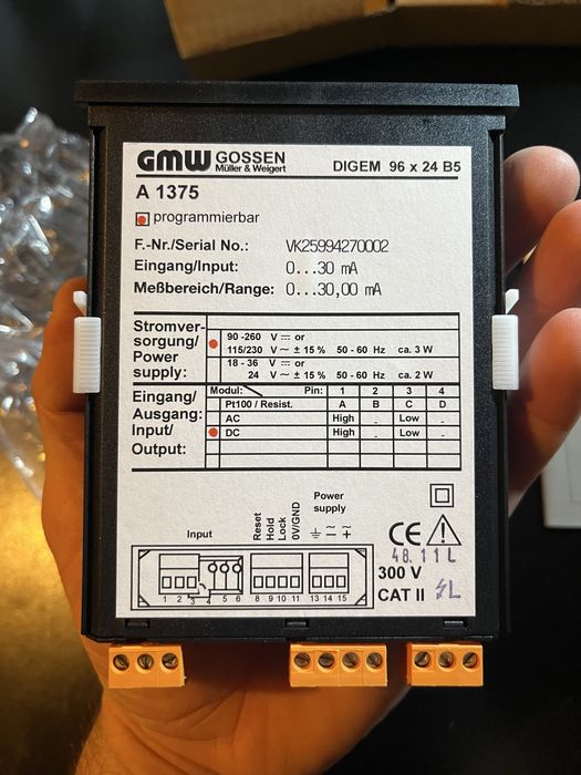 GMW Gossen Digem B96x24