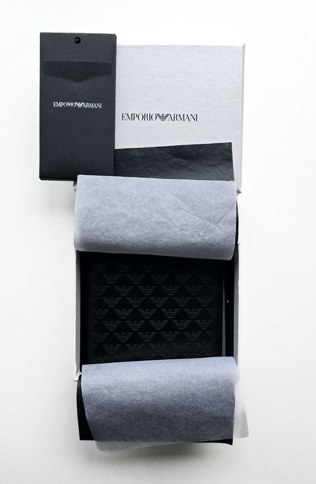 Carteira em pele EMPORIO ARMANI