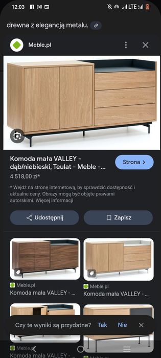 Drewnia komoda Valley Dąb