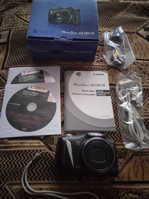 Цифровая камера Canon PowerShot SX130IS.(в полной комплектации).