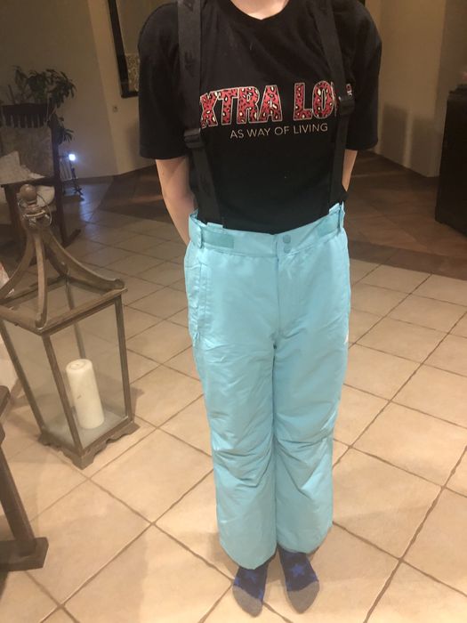 Kombinezon 4F 164 komplet, mięta, kurtka, spodnie narciarskie