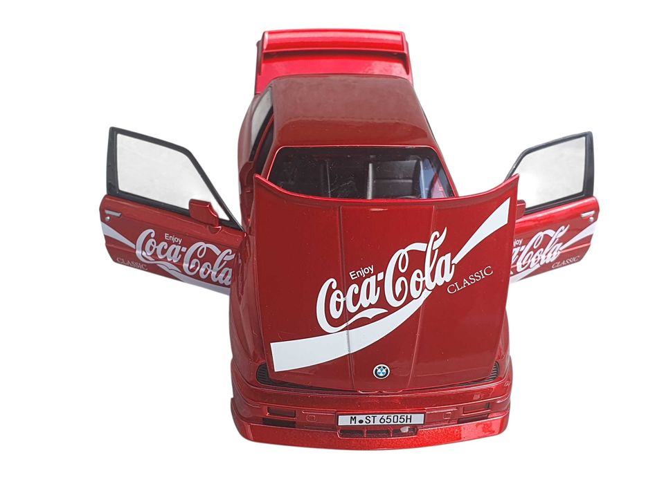 Model samochodu BMW E30 M3 Coca-Cola Classic 1:24 Model DieCast unikat