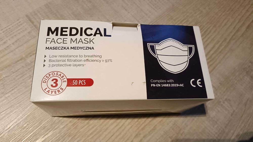 Maseczki medyczne ochronne