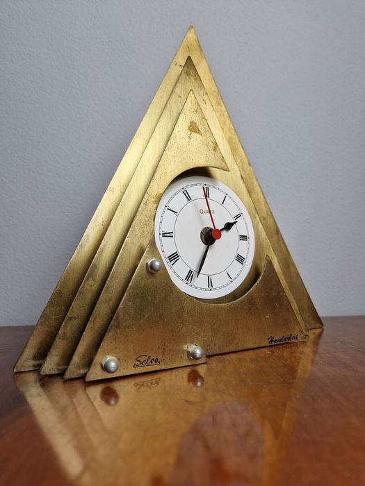 Zegar Selva Mid Century Modern Lata 60 Vintage Design Retro Mosiadz