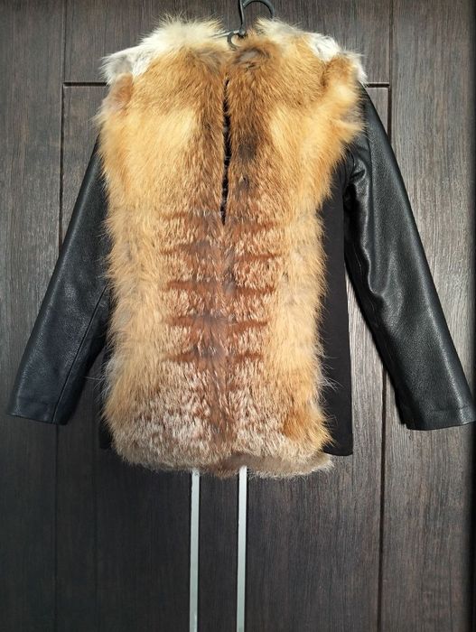 шуба,жилетка, лисиця