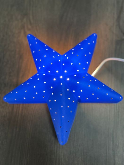 2 Candeeiros de noite para parede, infantil, estrela azul. Acompanha c