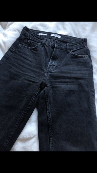 Spodnie dzinsy mom jeans czarny