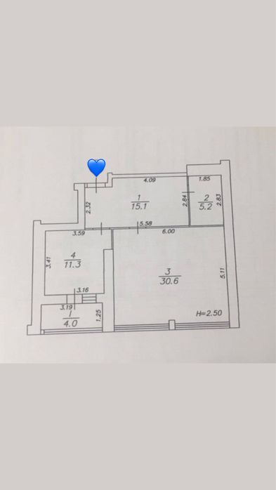 Продам простору 2к кв ЖК Олександрівський. 2поверх вільне планування
