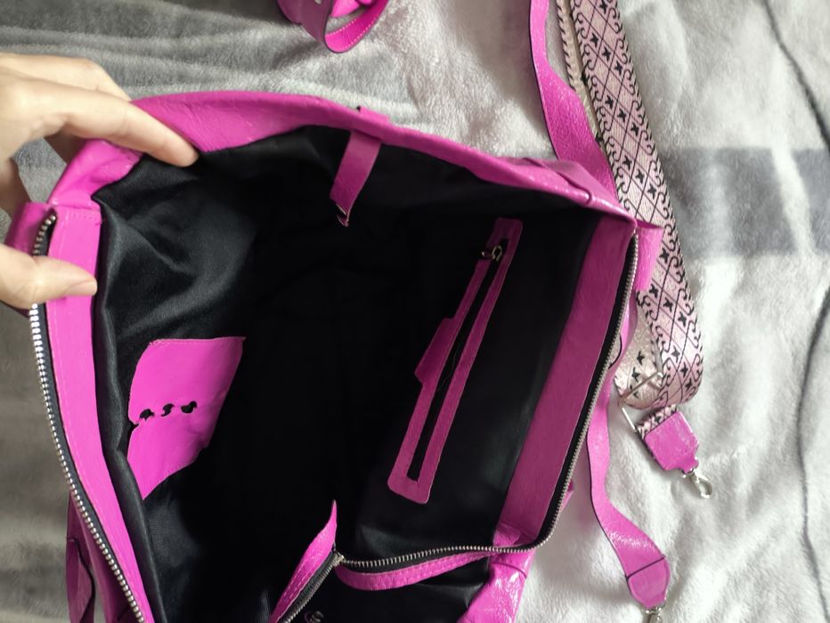 Zestaw torebek skóra naturalna