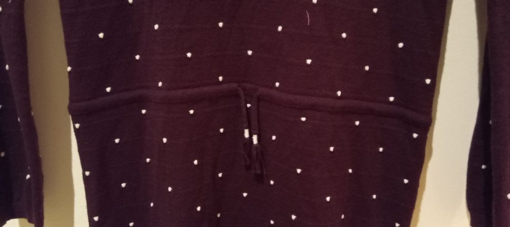 Vestido castanho de inverno