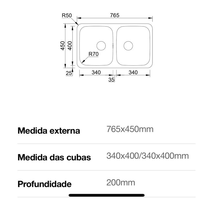 Lava Louça RODI okio 80 duo NOVO