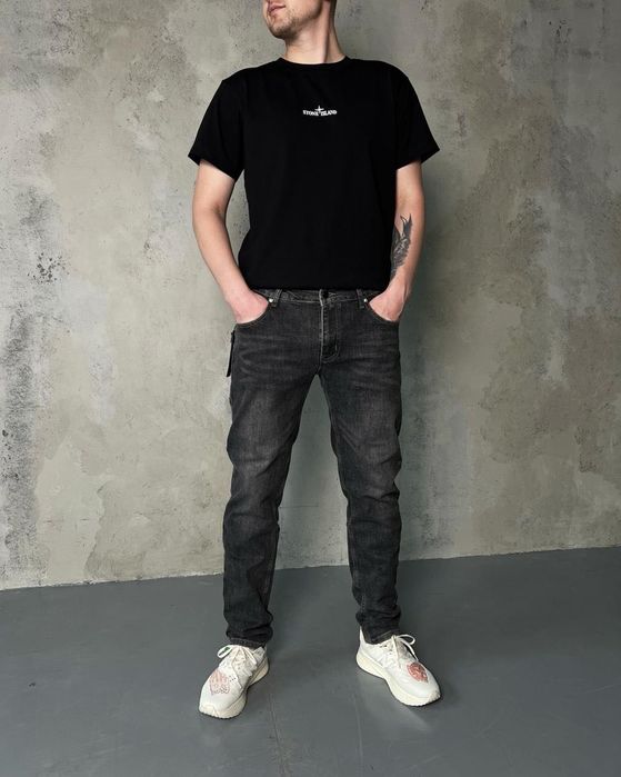 Джинси Stone Island | Штани Стон Айленд | Прямі Брюки Стонік | Джинсы