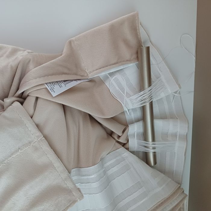 Zasłony welwetowe aksamitne NOWE - 2 komplety