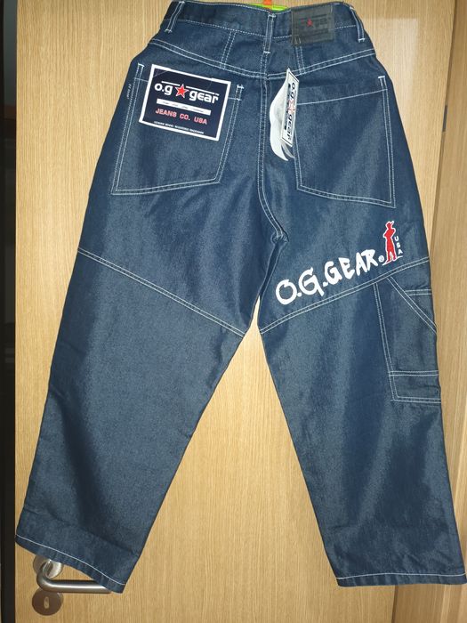 Calça ganga vintage baggy