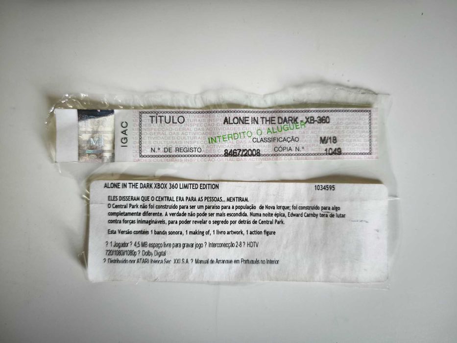 Alone in the Dark Limited Edition Xbox 360