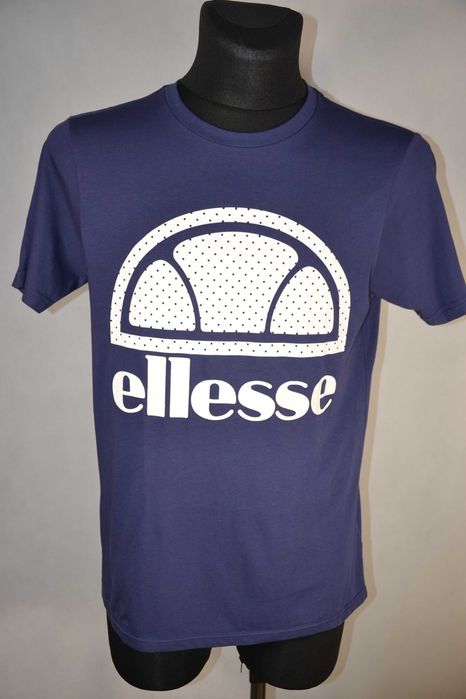 ELLESSE Big Logo Nowa Koszulka Męska S Tshirt Oryginalna  Bawełna 100%