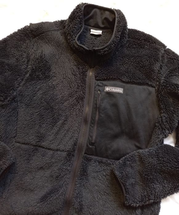 Columbia oryginalne oversize faux fur kurtki męskie w stanie idealnym