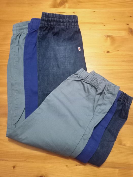 140 H&M Nowe joggery chłopiec 3pak