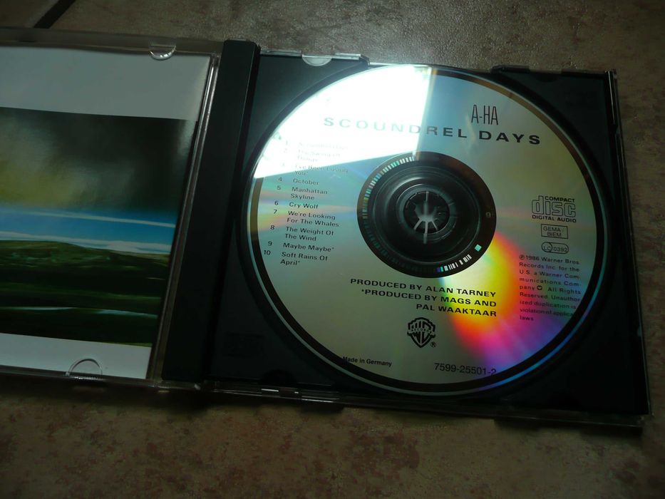 A-HA SCOUNDREL DAYS płyta kompaktowa cd