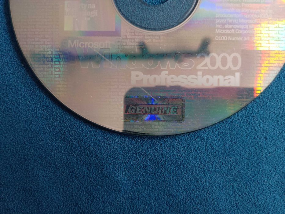 Używana płyta instalacyjna systemu Windows 2000 Professional