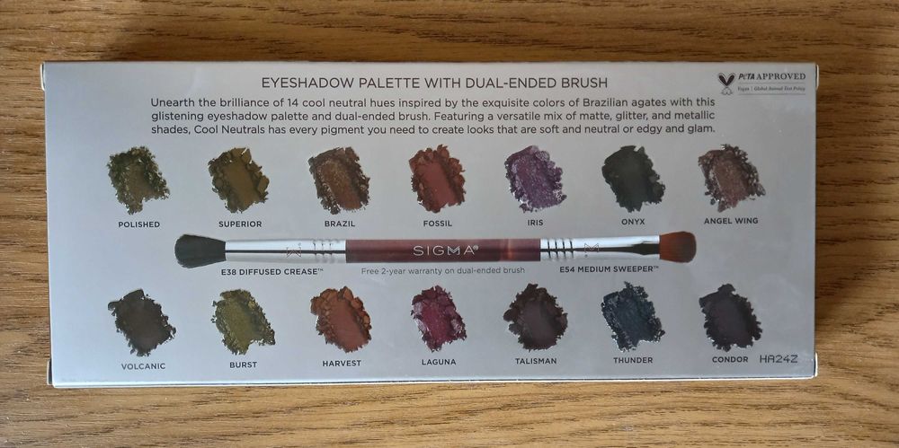Sigma Cool Neutrals paleta cieni