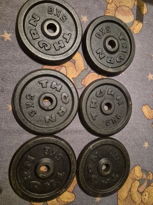 Thorn 5kg 6szt. Obciążenie żeliwne