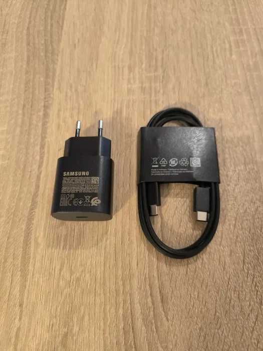 NOWY ZESTAW Oryginalna Ładowarka Samsung moc 25W do telefonu + kabel USB-C