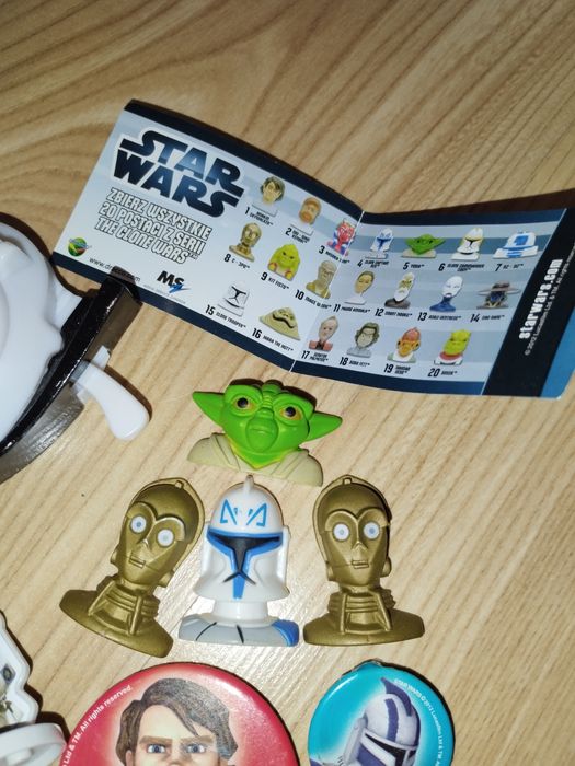 Zestaw gadżetów zabawek gwiezdne wojny star wars