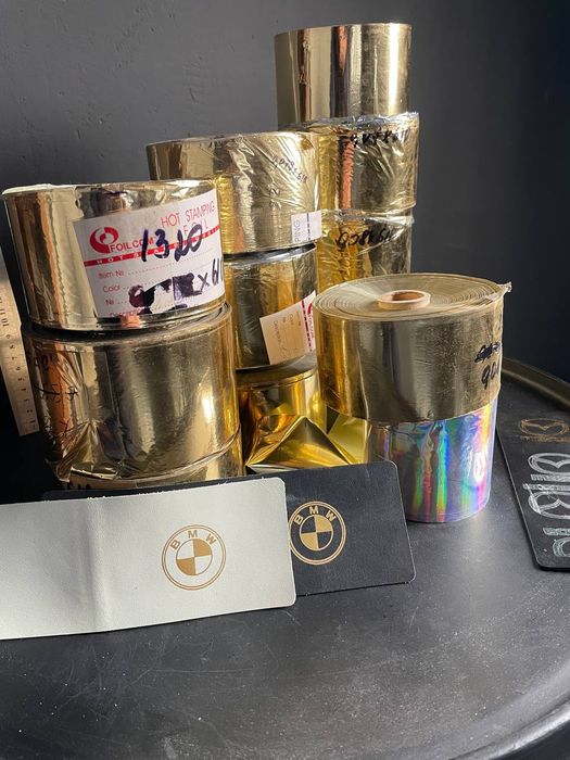 Фольга для тиснення на шкірі поліграфії картонуу