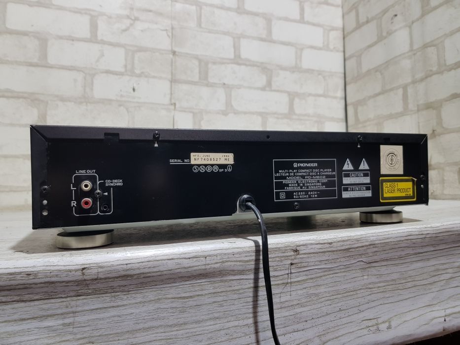 Hi-Fi Програвач CD дисків PIONEER PD-M602,   61-bit DLC.,  дисків, 102 дБ., б/у з Німеччини