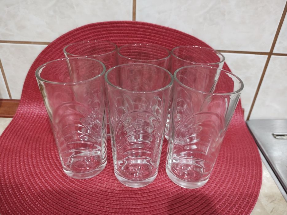 Wysokie szklanki 6sztuk, 250ml