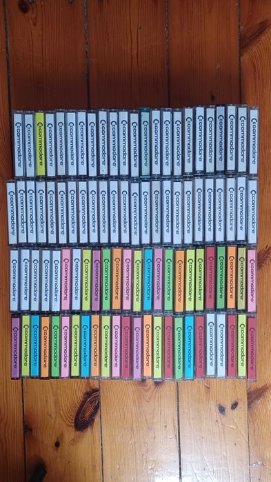 C64 Kasety do Commodore 64 - zestaw 95 sztuk, testowane
