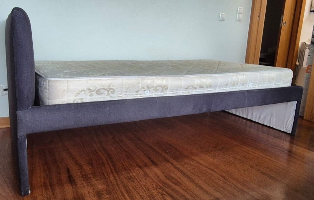 Cama solteiro dupla gavetão