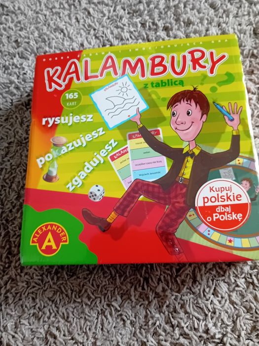 Kalambury wydanie Big z tablica Nowe gra